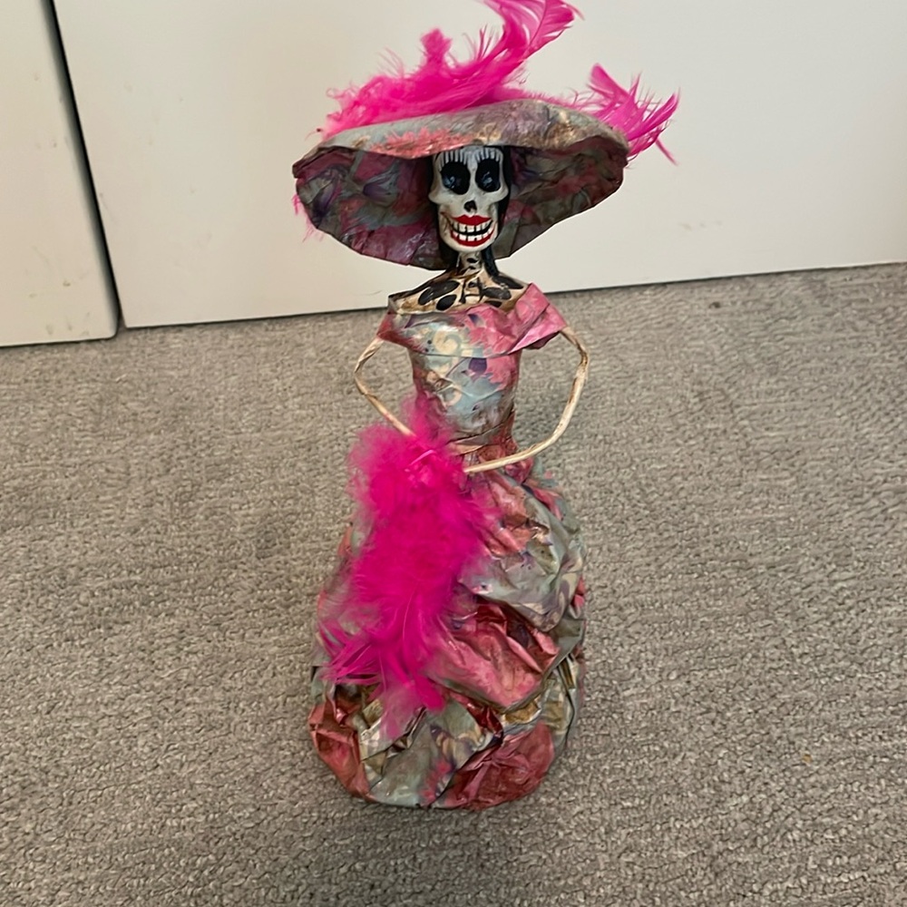 Catrina - Dia de Muertos 11.25” paper mache